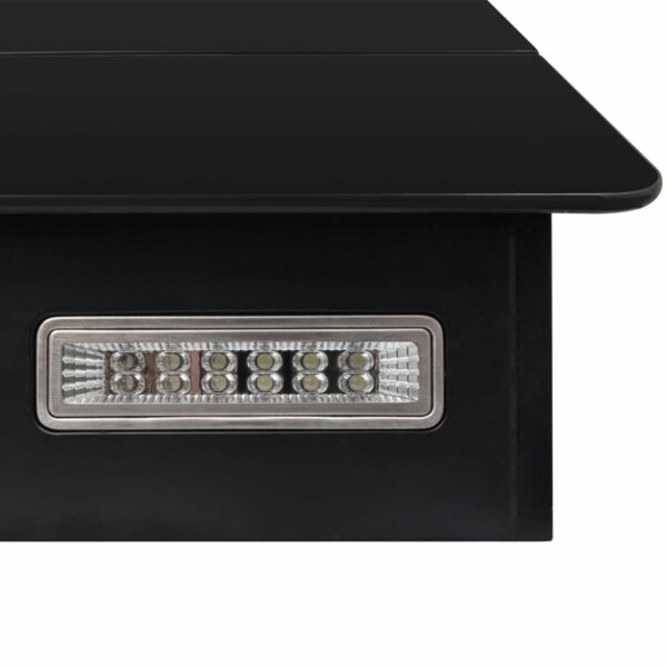 vidXL Exaustor com ecrã 600 mm vidro temperado preto - Image 6