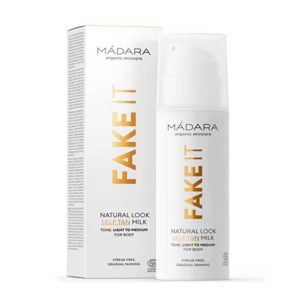 MADARA FAKE IT LECHE AUTOBRONCEADORA TONO LIGHT TO MEDIUM 150ML