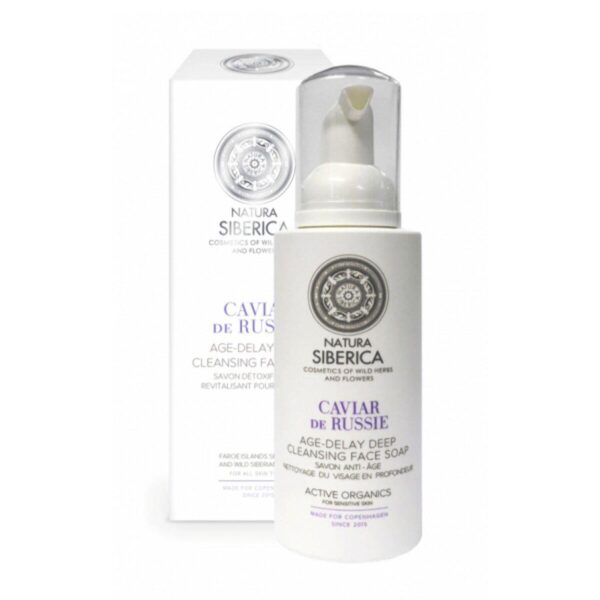 NATURA SIBERICA CAVIAR DE RUSSIE JABON FACIAL LIMPIADORA ANTI-EDAD 175ML