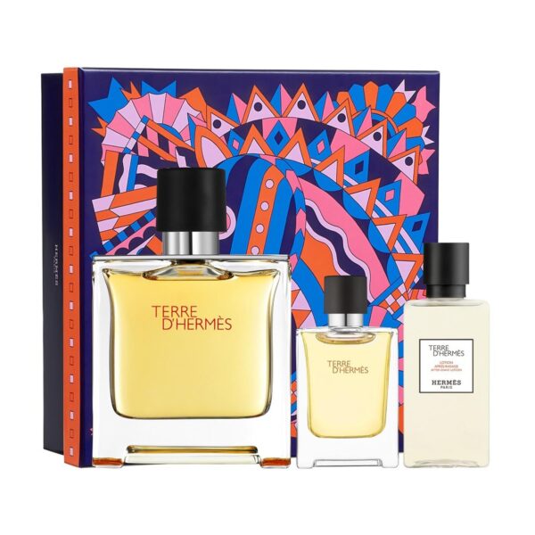 HERMES TERRE D'HERMES EAU DE TOILETE 75ML VAPORIZADOR + LOCION AFTER SHAVE 40ML + MINIATURA 12.5ML