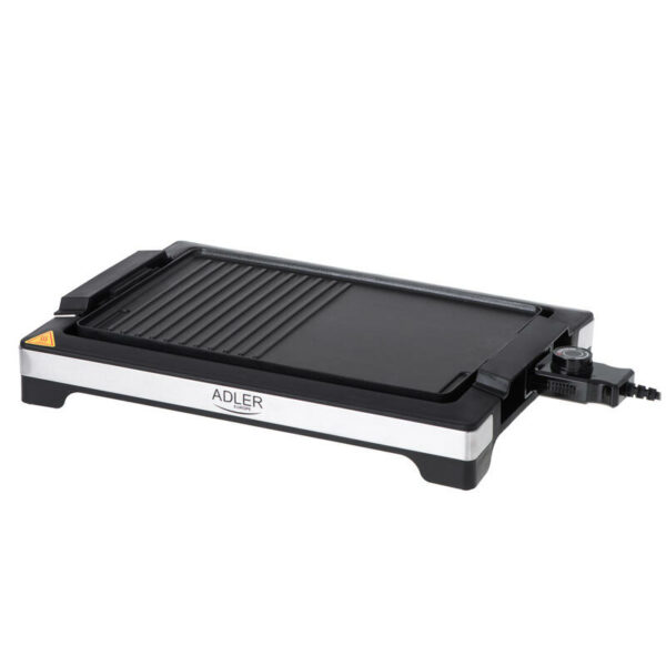 GRILL ELECTRICO ADLER 3000W - PLACA RUGOSA (MITAD) - 33X33X11CM