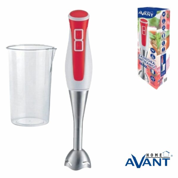 BATIDORA DE VARILLA AVANT 400W CON VASO - INOX - DESMONTABLE