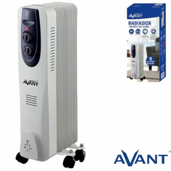 RADIADOR DE ACEITE AVANT 1000W - 5 ELEMENTOS