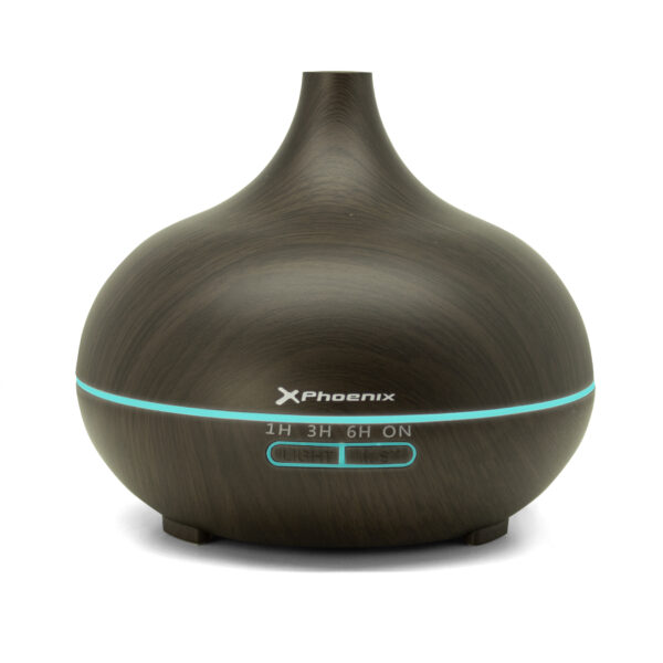 Humidificador phoenix zeno2 400 ml marron oscuro con control remoto