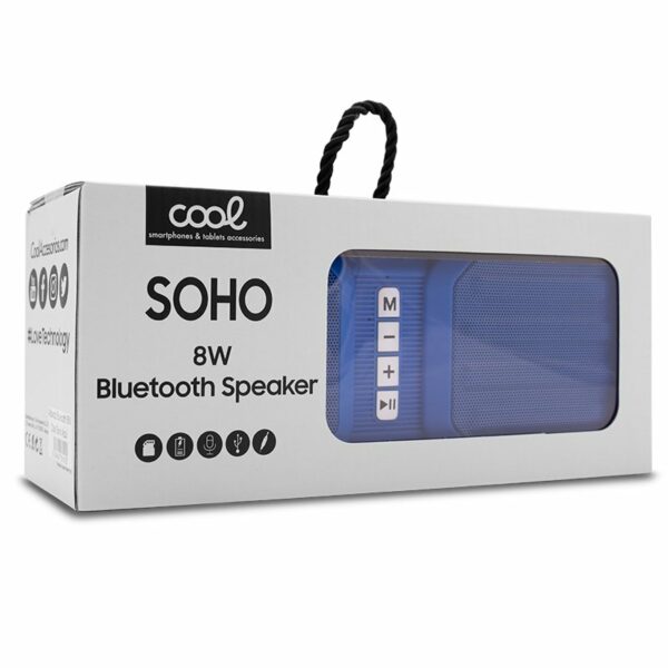 Altavoz Música Universal Bluetooth COOL (8W) Soho Azul - Image 6