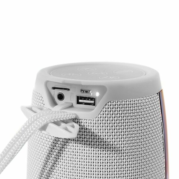 Altavoz Música Universal Bluetooth Marca COOL LED (14W) Blanco - Image 4