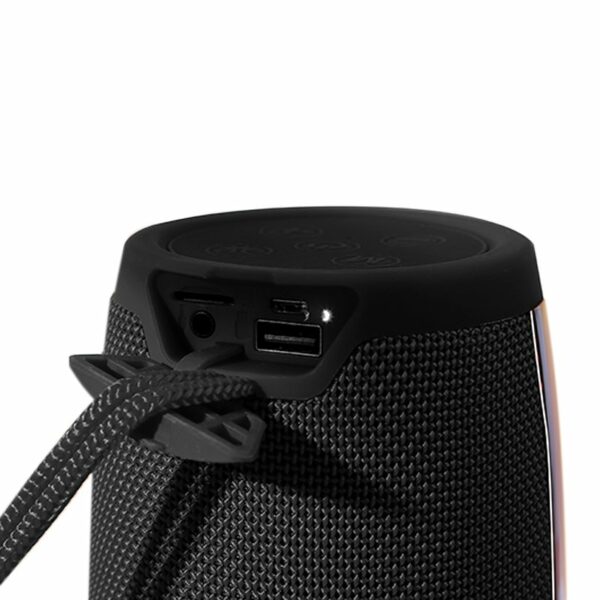 Altavoz Música Universal Bluetooth Marca COOL LED (14W) Negro - Image 4