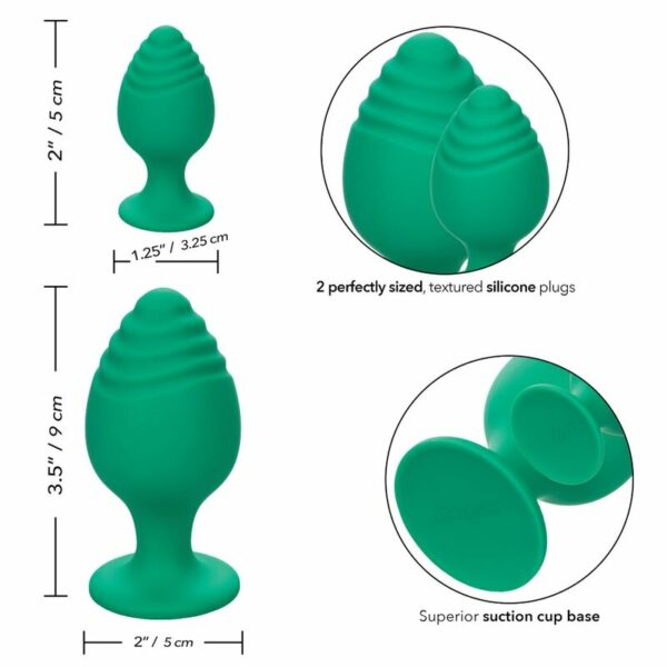 CALEX CHEEKY BUTTPLUG - VERDE - Image 9