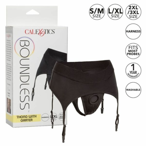 CALEX BOUNDLESS THONG COM GARTER L / XL - Image 2