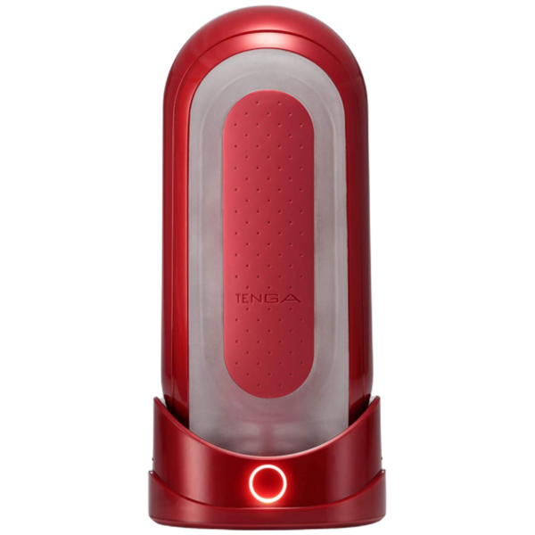 TENGA FLIP 0 (ZERO) VERMELHO E CONJUNTO DE AQUECIMENTO FLIP