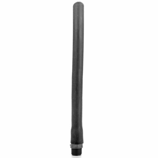 ALL BLACK - DUCHE ANAL DE SILICONE 27 CM