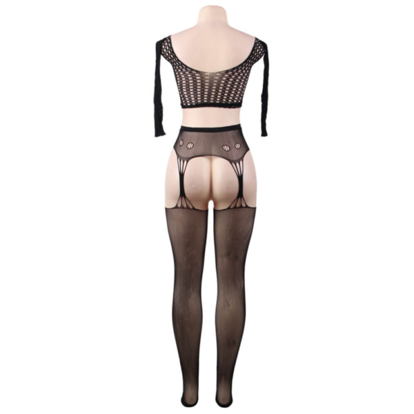 QUEEN LINGERIE BODYSTOCKING LONG SLEEVE TOP SL - Image 6