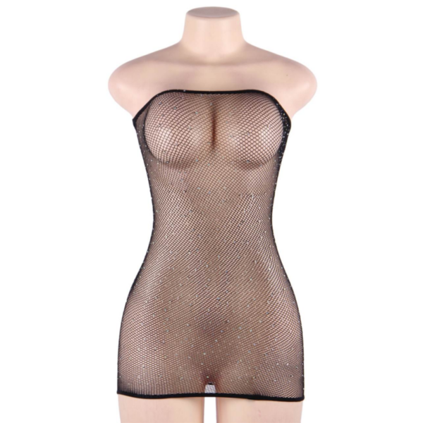 QUEEN LINGERIE SHINNY-DRESS BODYSTOCKING SL - Image 3