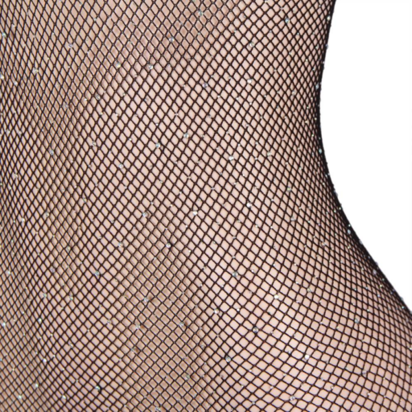 QUEEN LINGERIE FISHNET DIAMOND LONG SLEEVE BODYSTOCKING SL - Image 4