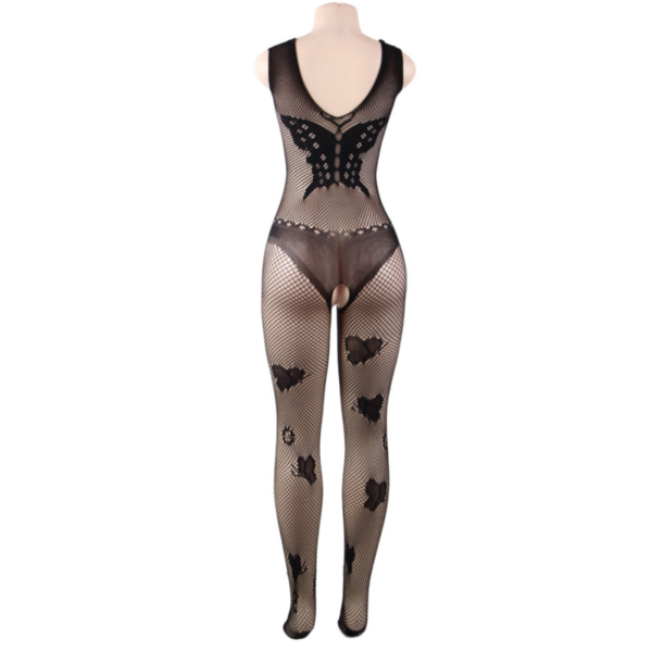 QUEEN LINGERIE BUTTERLFY PATTERNS BODYSTOCKING SL - Image 6