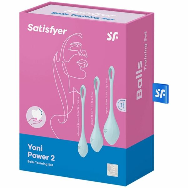 CONJUNTO DE TREINAMENTO SATISFYER YONI POWER 2 - AZUL - Image 3