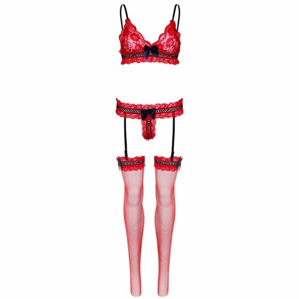 CONJUNTO DE TRÊS PEÇAS LEG AVENUE TAMANHO ÚNICO - VERMELHO - Image 6