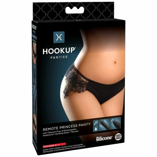 HOOK UP PANTIES - REMOTE PRINCESS PANTY S-L