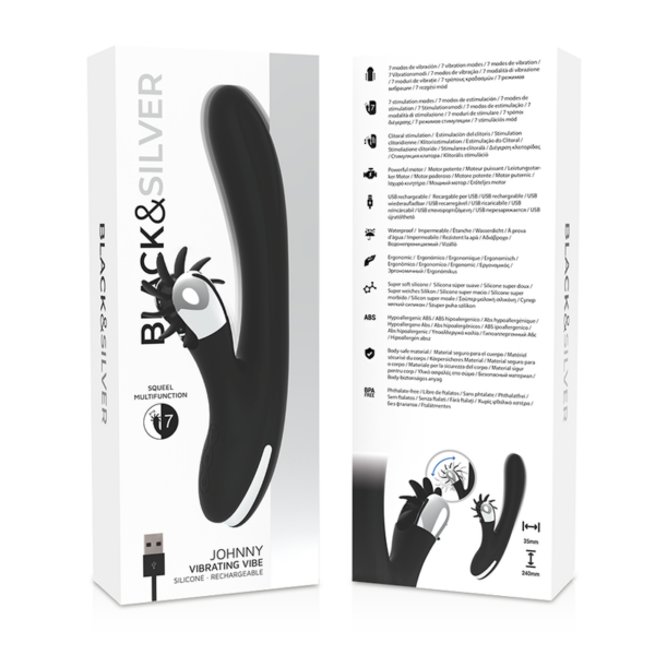 BLACK&SILVER- VIBRAÇÃO VIBRANTE BUNNY JOHNNY - Image 9