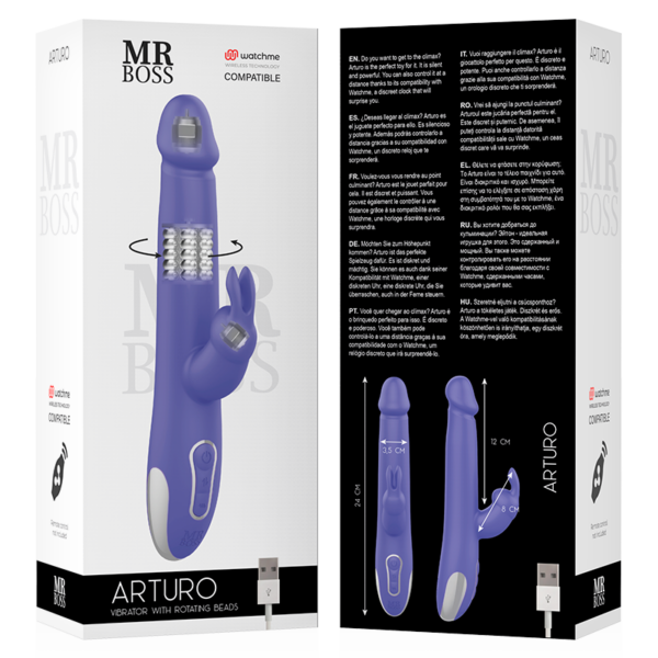 MR BOSS- VIBRADOR E ROTADOR ARTURO COMPATÍVEL COM A TECNOLOGIA WATCHME WIRELESS - Image 8