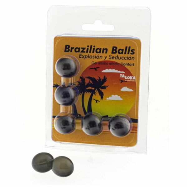 TALOKA - 5 BOLAS BRASILEIRAS EFEITO CONFORTO GEL EXCITANTE