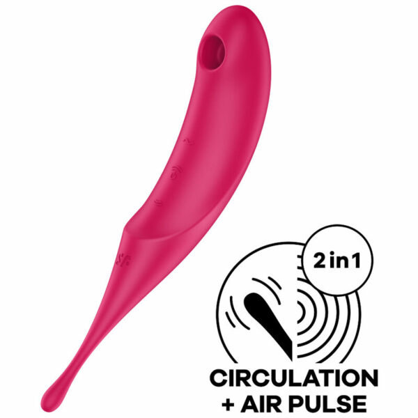 ESTIMULADOR E VIBRADOR SATISFYER TWIRLING PRO AIR PULSE -