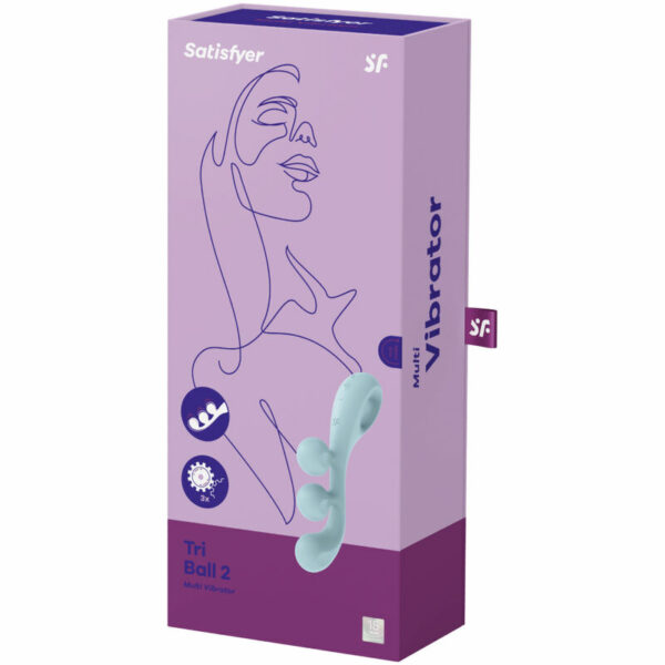 SATISFYER TRI BALL 2 MULTI VIBRADOR - AZUL - Image 4