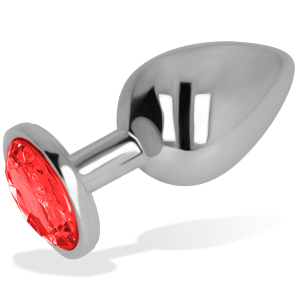 OHMAMA - PLUG ANAL COM CRISTAL VERMELHO 9 CM - Image 2