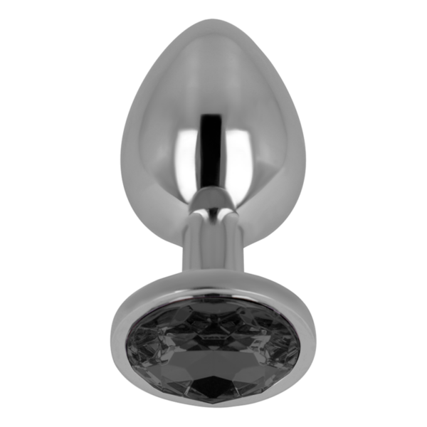 OHMAMA - PLUG ANAL COM CRISTAL PRETO 9 CM - Image 2