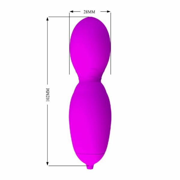 PRETTY LOVE - VEGA ROTATION AND VIBRATION MASSAGER WITH 12 FUNCTIONS FUCHSIA - Image 3