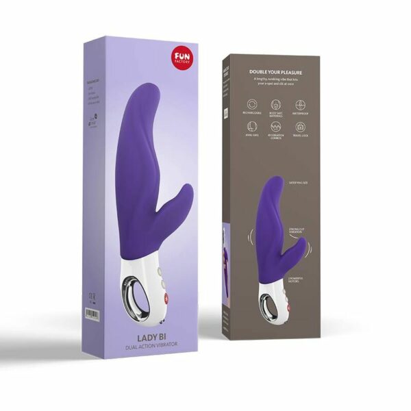 FUN FACTORY - LADY BI DUAL VIBRATOR VIOLET - Image 5