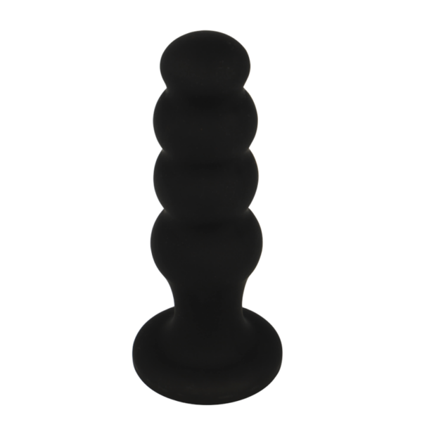 BLACK&SILVER - PLUG ANAL DE SILICONE SCOTT PREMIUM PRETO - Image 4