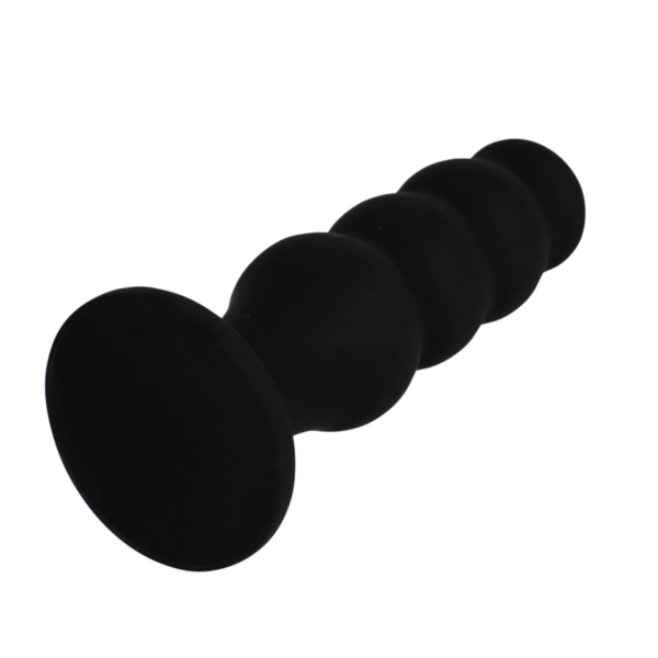 BLACK&SILVER - PLUG ANAL DE SILICONE SCOTT PREMIUM PRETO - Image 5