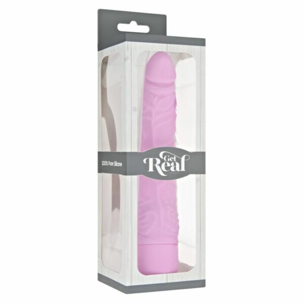 GET REAL - VIBRADOR SLIM CLÁSSICO ROSA - Image 3