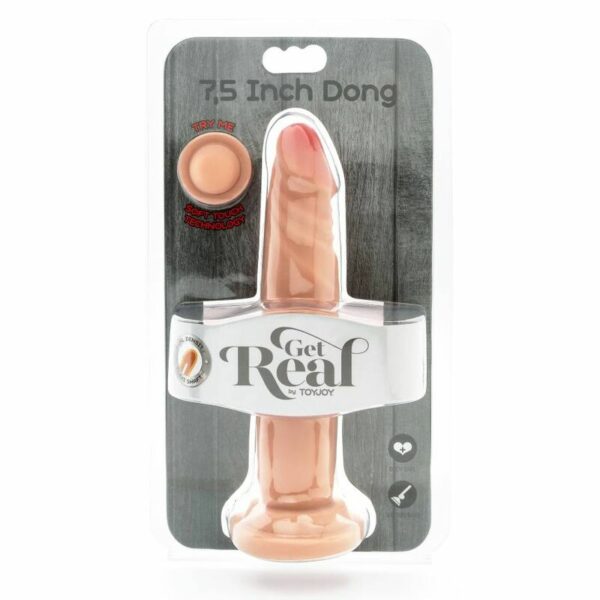 GET REAL - DONG DUAL DENSIDADE PELE 19 CM - Image 3