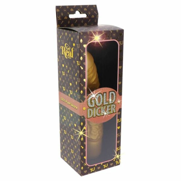 GET REAL - GOLD DICKER STIM VIBRADOR OURO - Image 8