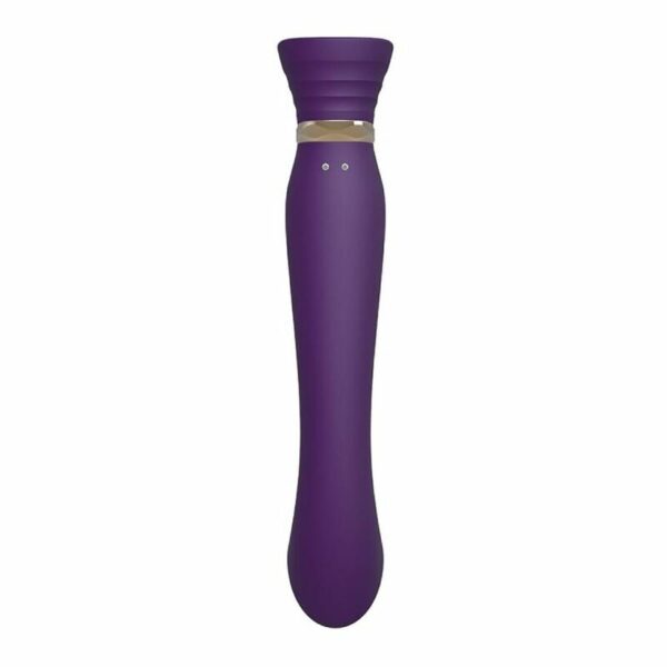 ZALO - QUEEN SET PULSE WAVE CLIT STIM ROXO - Image 8