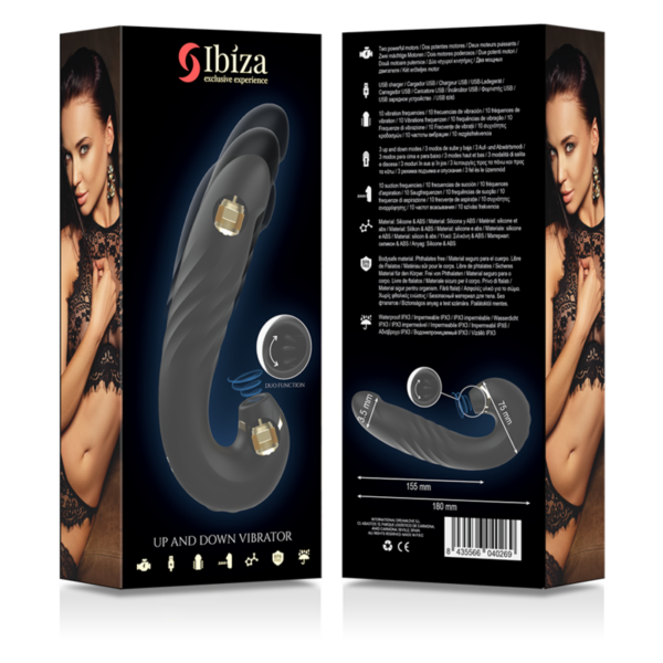 IBIZA - CLIP UP & DOWN +VIBRADOR + SUGADOR DE CLITÓRIS - Image 10