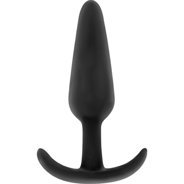 BLACK&SILVER - PLUG ANAL DE SILICONE HANSEL COM CABO PEQUENO - Image 2