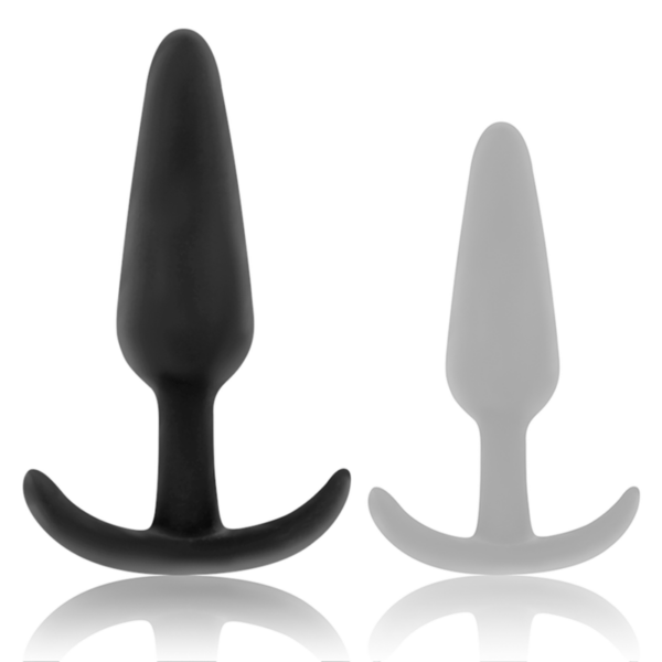 BLACK&SILVER - PLUG ANAL DE SILICONE KAEL COM CABO MÉDIO - Image 4