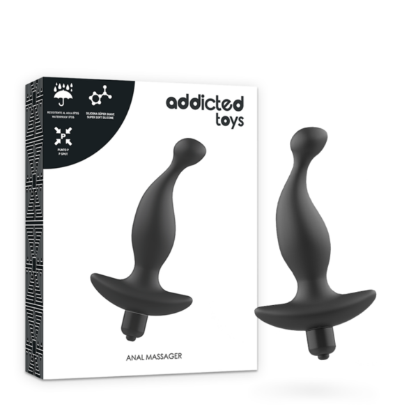 TOYS TOYS ANAL MASSAGER COM BLACK VIBRATION