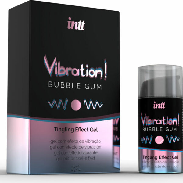 INTT - PODEROSO ESTIMULANTE ÍNTIMO LÍQUIDO VIBRATÓRIO GUM 15ML - Image 2