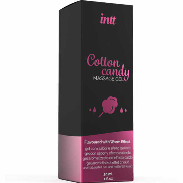 INTT MASSAGE & ORAL SEX - GEL DE MASSAGEM COM SABOR ALGODÃO DOCE E EFEITO AQUECENTE - Image 3