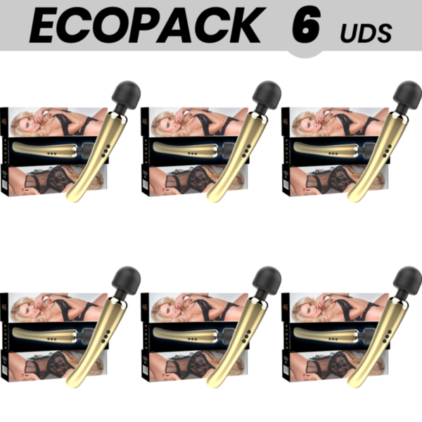 ECOPACK 6 UNITS - IBIZA WAND LUXURY MASSAGER