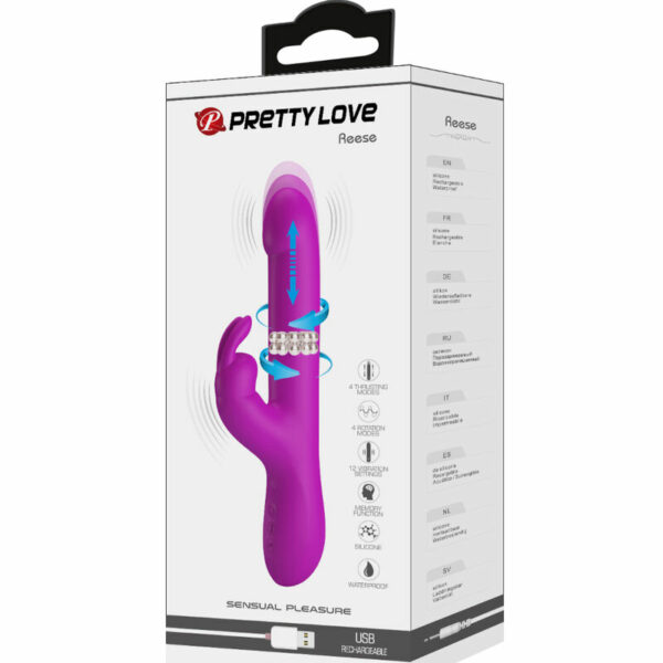 PRETTY LOVE - REESE ROTATING VIBRATOR ROXO - Image 10