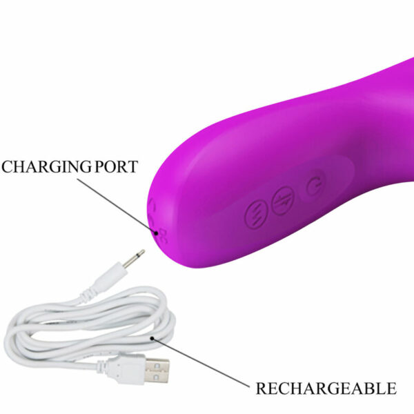 PRETTY LOVE - REESE ROTATING VIBRATOR ROXO - Image 9