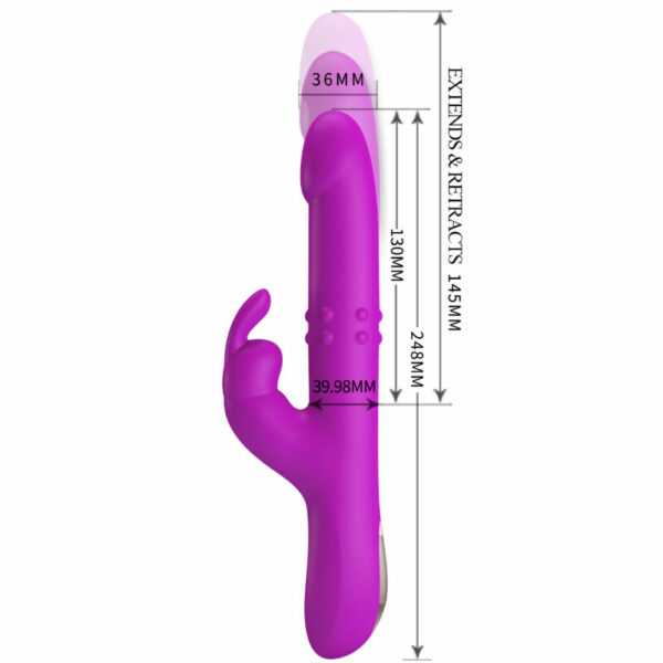 PRETTY LOVE - REESE ROTATING VIBRATOR ROXO - Image 6