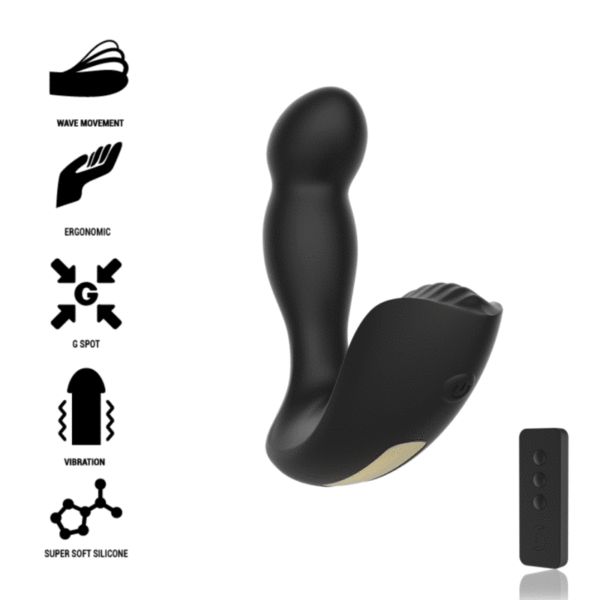 IBIZA - MASSAGER ANAL CONTROLE REMOTO 11 x 4 CM