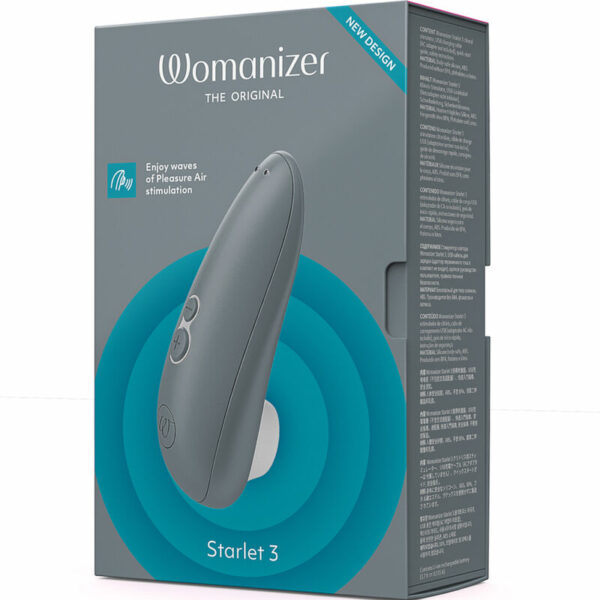 WOMANIZER - STARLET 3 CLITORAL STIMULATOR GREY - Image 5