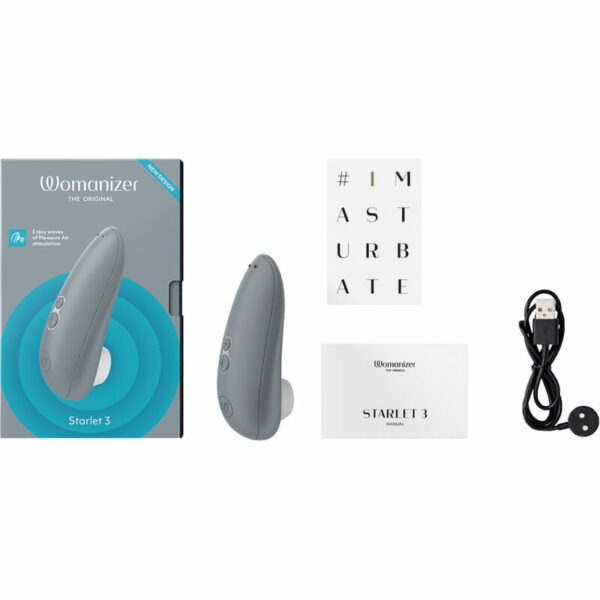 WOMANIZER - STARLET 3 CLITORAL STIMULATOR GREY - Image 7